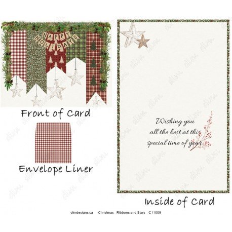 Christmas - Ribbons and Stars