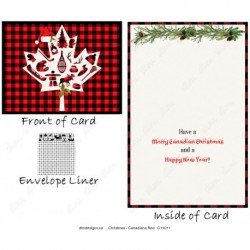 Christmas - Canadiana Red