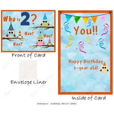 2nd Birthday - Who is 2?