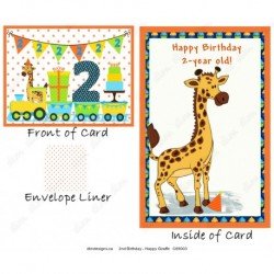 2nd Birthday - Happy Giraffe