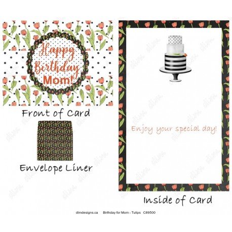 Birthday for Mom - Tulips