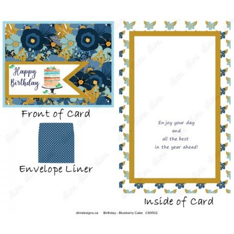 Birthday - Blueberry Cake