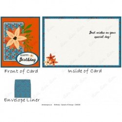 Birthday - Splash of Orange