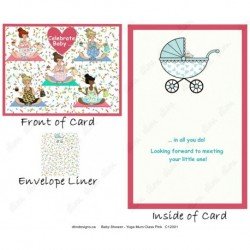 Baby Shower - Yoga Mum Class Pink