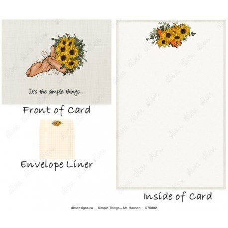 It's the Simple Things – Mr. Hanson