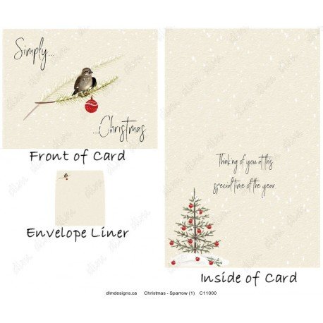 Christmas - Sparrow (1)