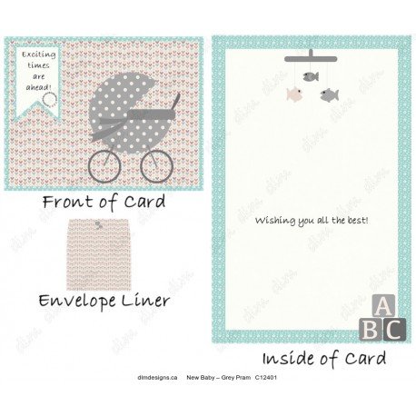 New Baby – Grey Pram