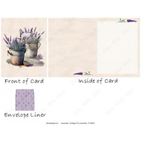 Lavender - Vintage Tin Lavender