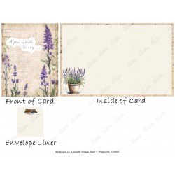 Lavender Vintage Paper 1
