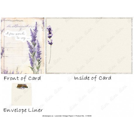 Lavender Vintage Paper 2