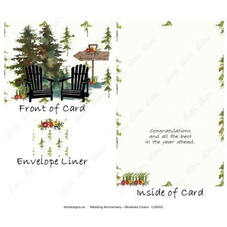Wedding Anniversary – Muskoka Chairs