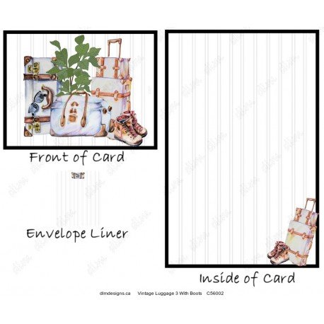 Vintage Luggage 3 With Boots